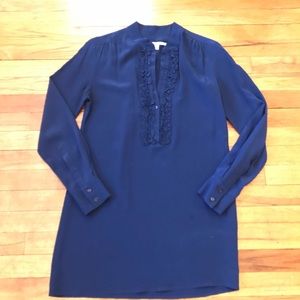 Women’s blue long sleeve dress size P